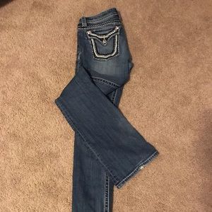 Miss Me Size 28. Mid Rise Boot Cut.